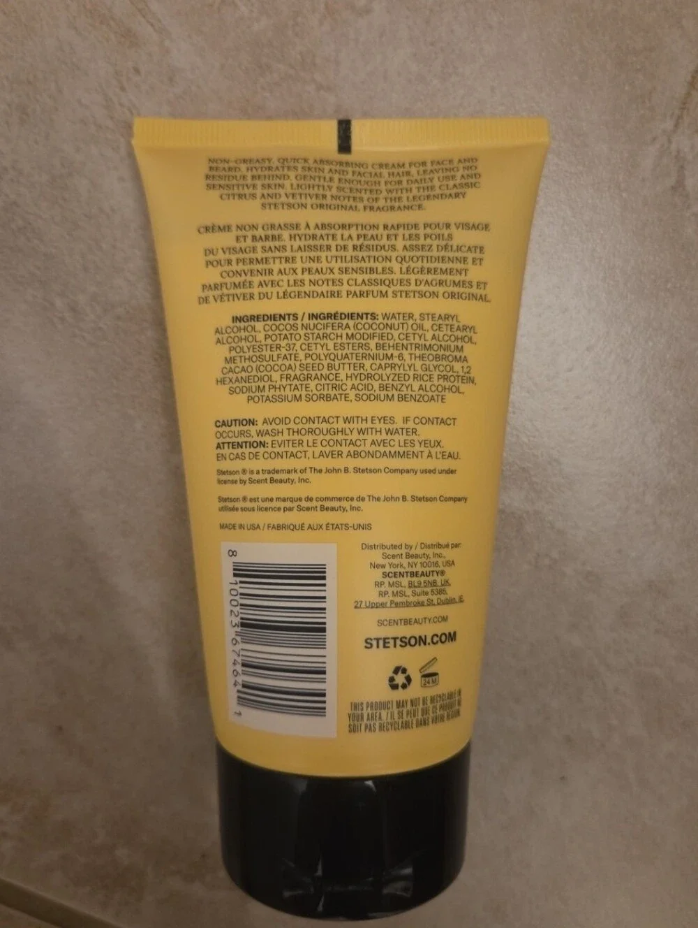 STETSON Face & Beard Moisturizer Facial Moisturizer Original